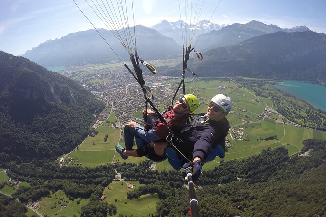 Tandem Paragliding Experience from Interlaken - Takeoff from Beatenberg