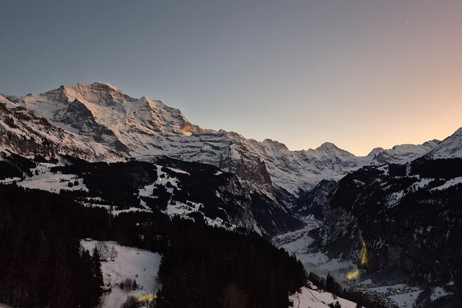 The best Sunset hike with Cheese Fondue - Starting at Residence Eiger in Wengen