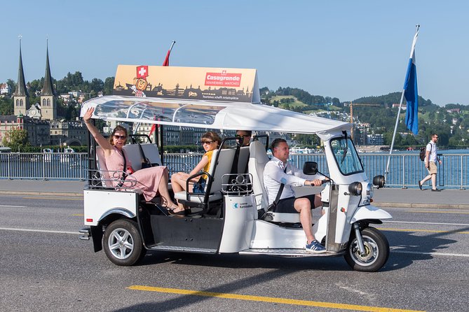 The heart of Lucerne with the Etuktuk - Why this one-hour ride works in Lucerne