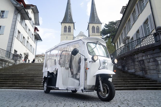 The heart of Lucerne with the Etuktuk - The guides are the heart of the experience