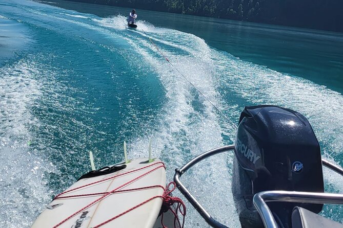 Wakeboarding Lake Zurich - afternoon ! - Who will enjoy this afternoon most?
