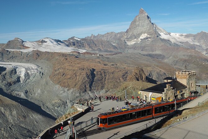 Zermatt Guided Day Hike - Taking a break at a mountain hotel