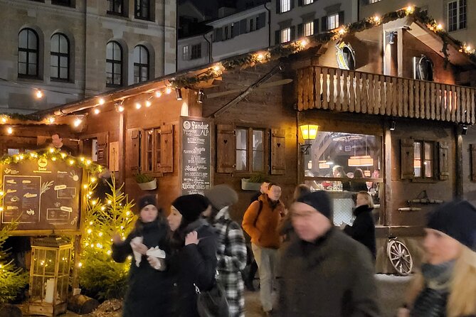 Zurich Christmas Market Tour - Neumarkt and Zurich’s old-town lights