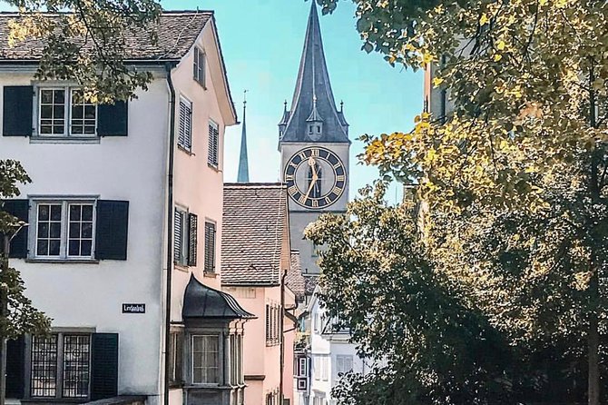 Zurich Highlights In A 2+ Hour Walking Tour Including Panoramic Views - Fraumünster, Grossmünster, and the city’s famous names